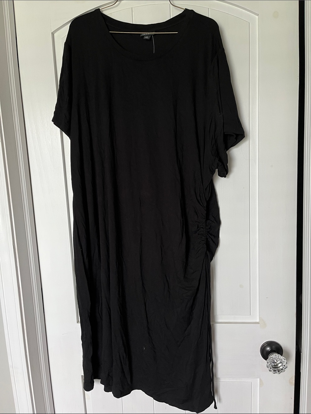 Black Short Sleeve Maxi Tank Dress by torrid